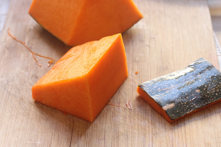 sbucciare la zucca