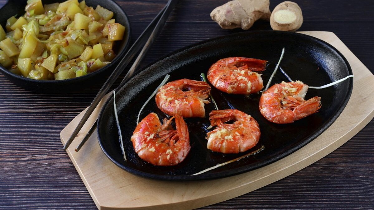 Gamberoni alla piastra