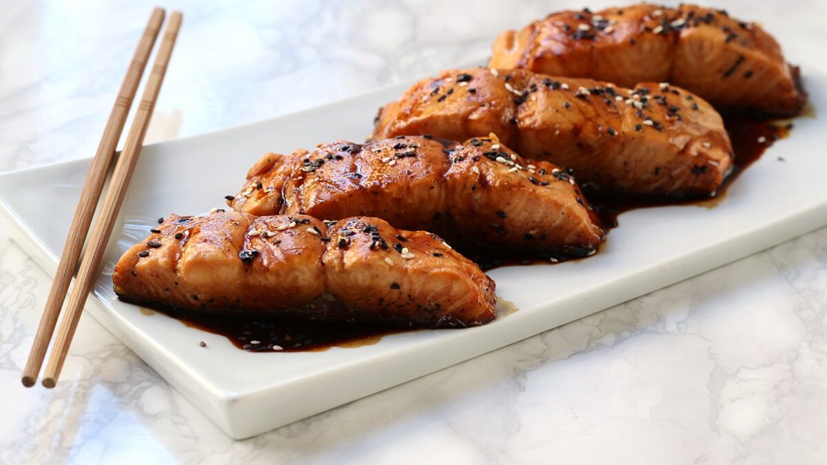 Salmone teriyaki