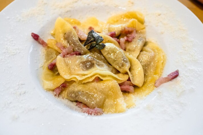 Pasta ripiena senza carne di maiale: casoncelli