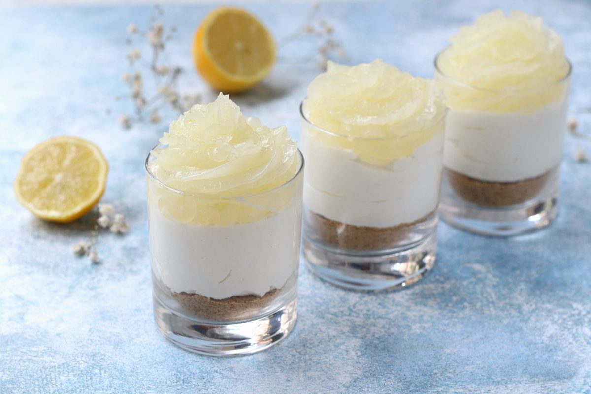 Cheesecake al limone senza gelatina