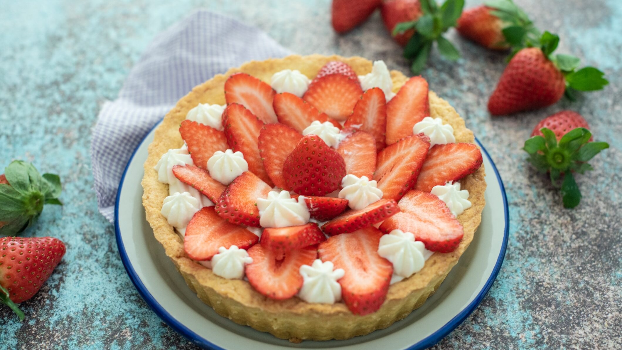 Crostata ricotta e fragole