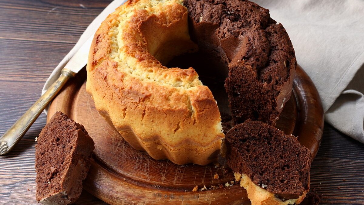 Ciambella alla panna e cacao