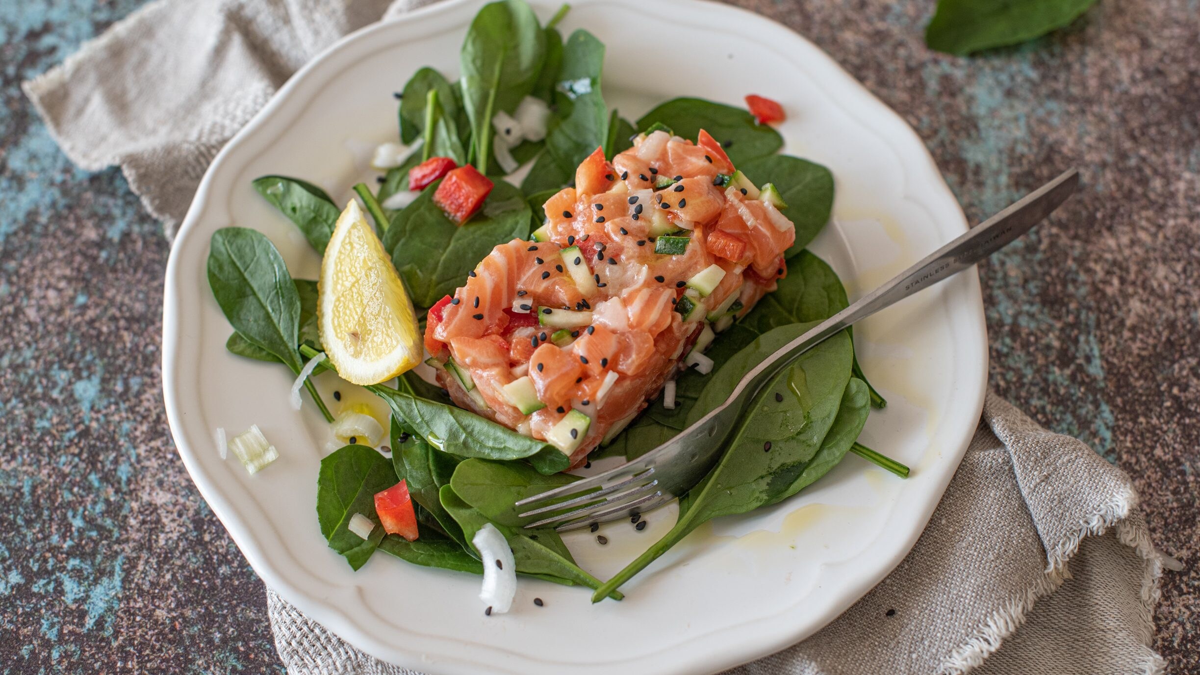 tartare di salmone