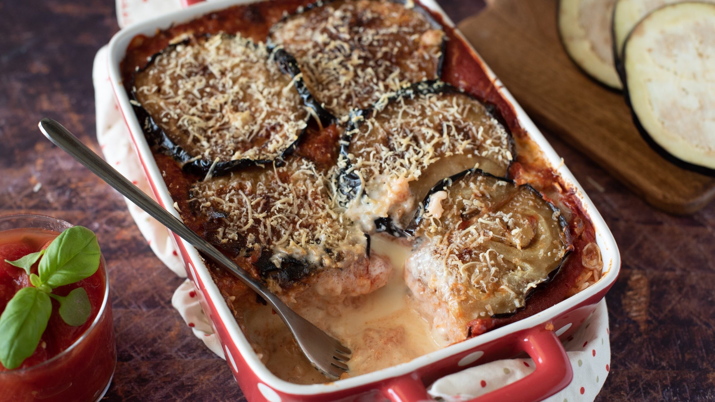 Timballo di riso e melanzane