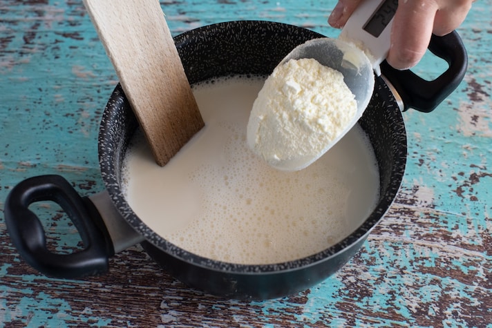 gelato pesca e mascarpone