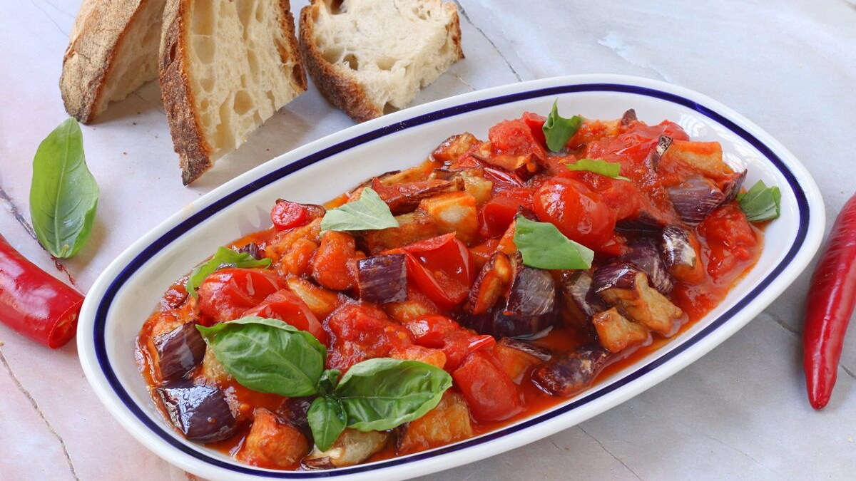 Melanzane all'arrabbiata
