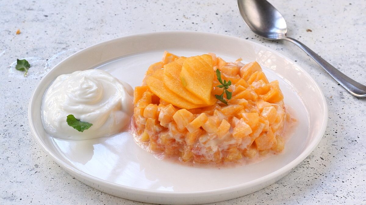 Tartare di pesche