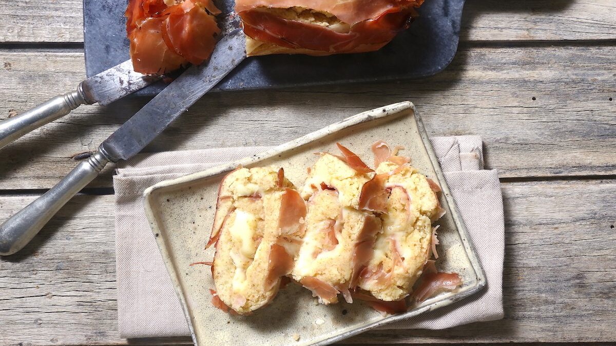 rotolo patate provola e speck