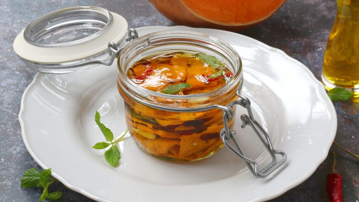 zucca grigliata sott'olio