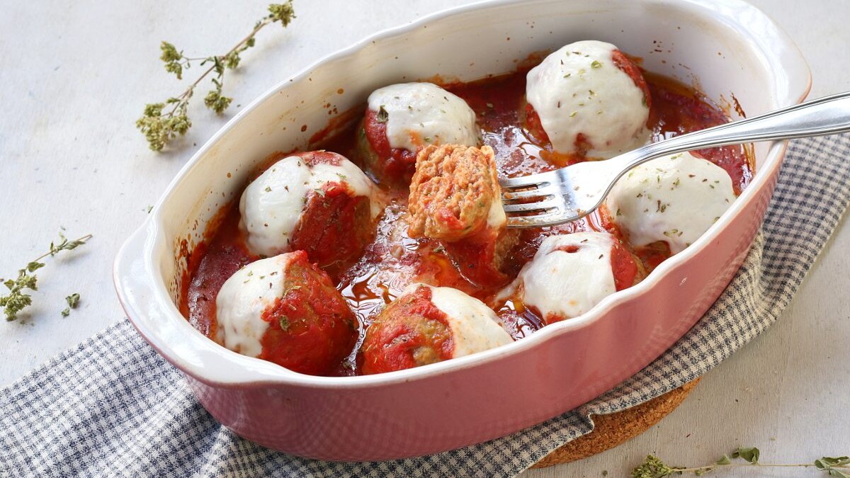 Polpette alla pizzaiola filanti