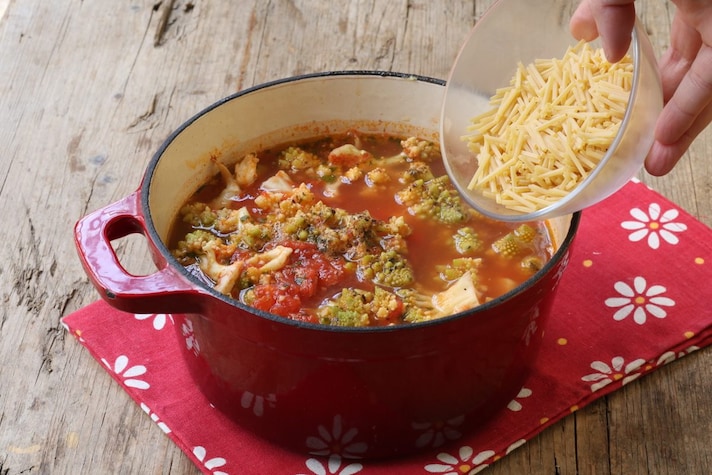 aggiungere la pasta