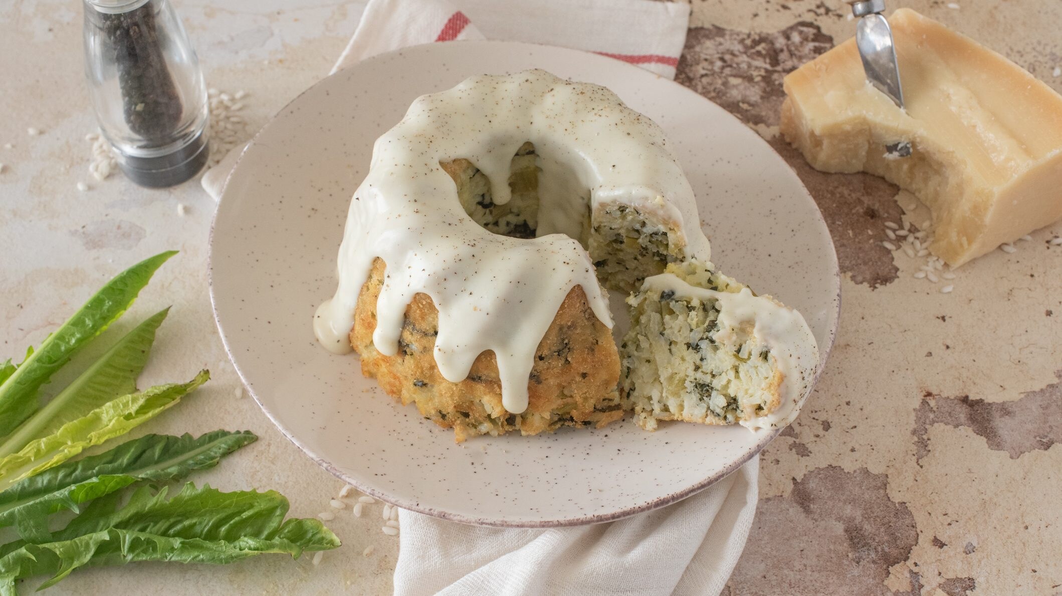 timballo di riso con catalogna