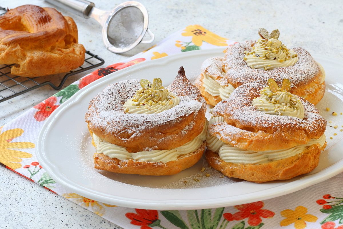 Zeppole al pistacchio