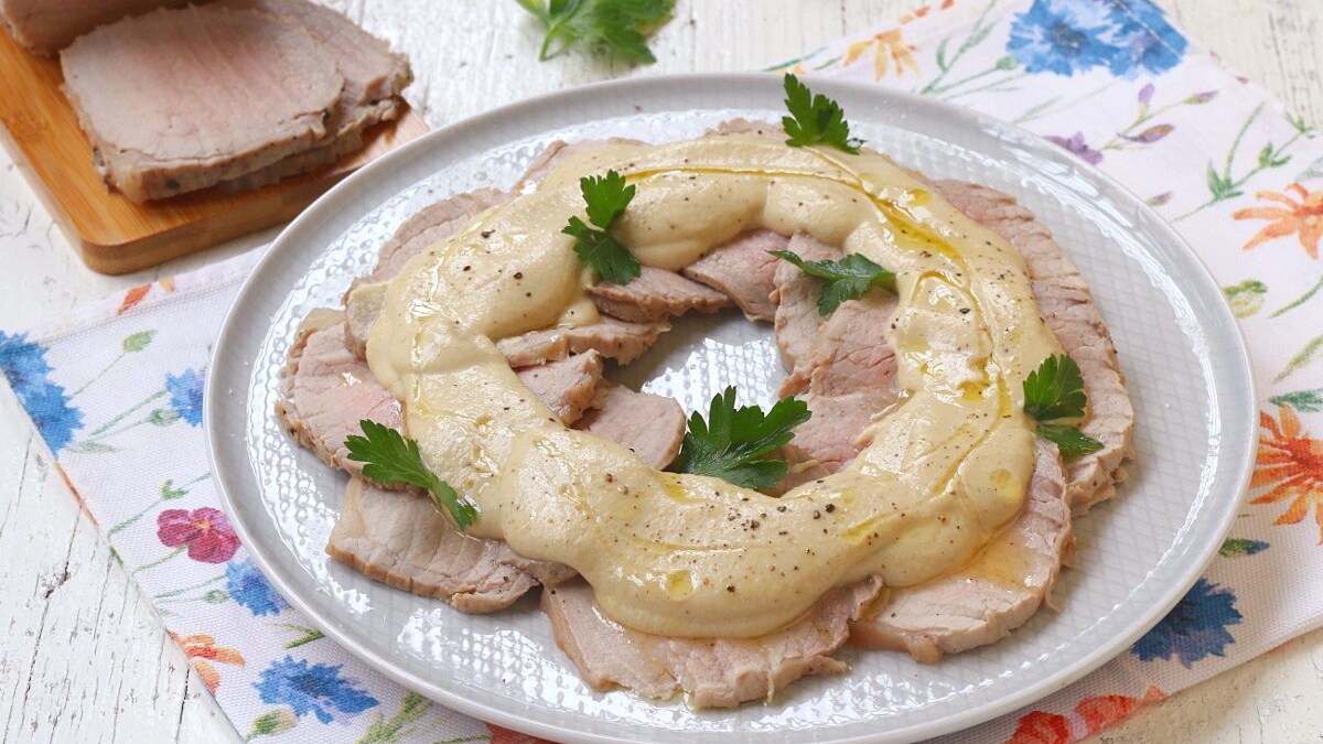 Vitello tonnato alla maniera antica