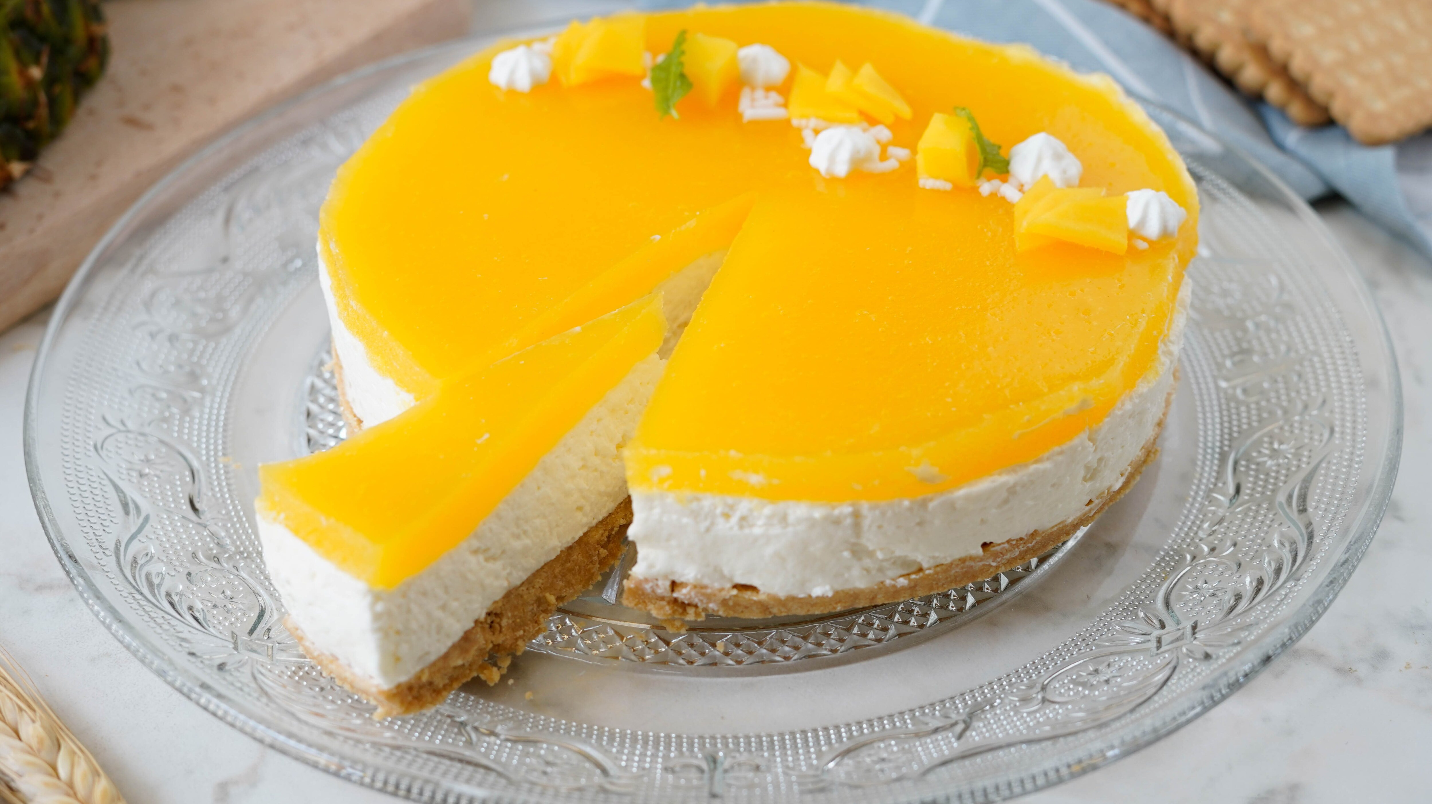 cheesecake tropicale