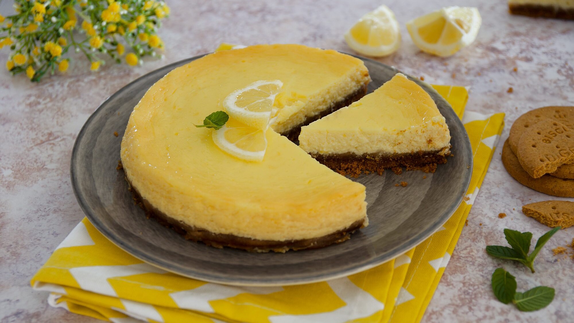 Cheesecake al limone