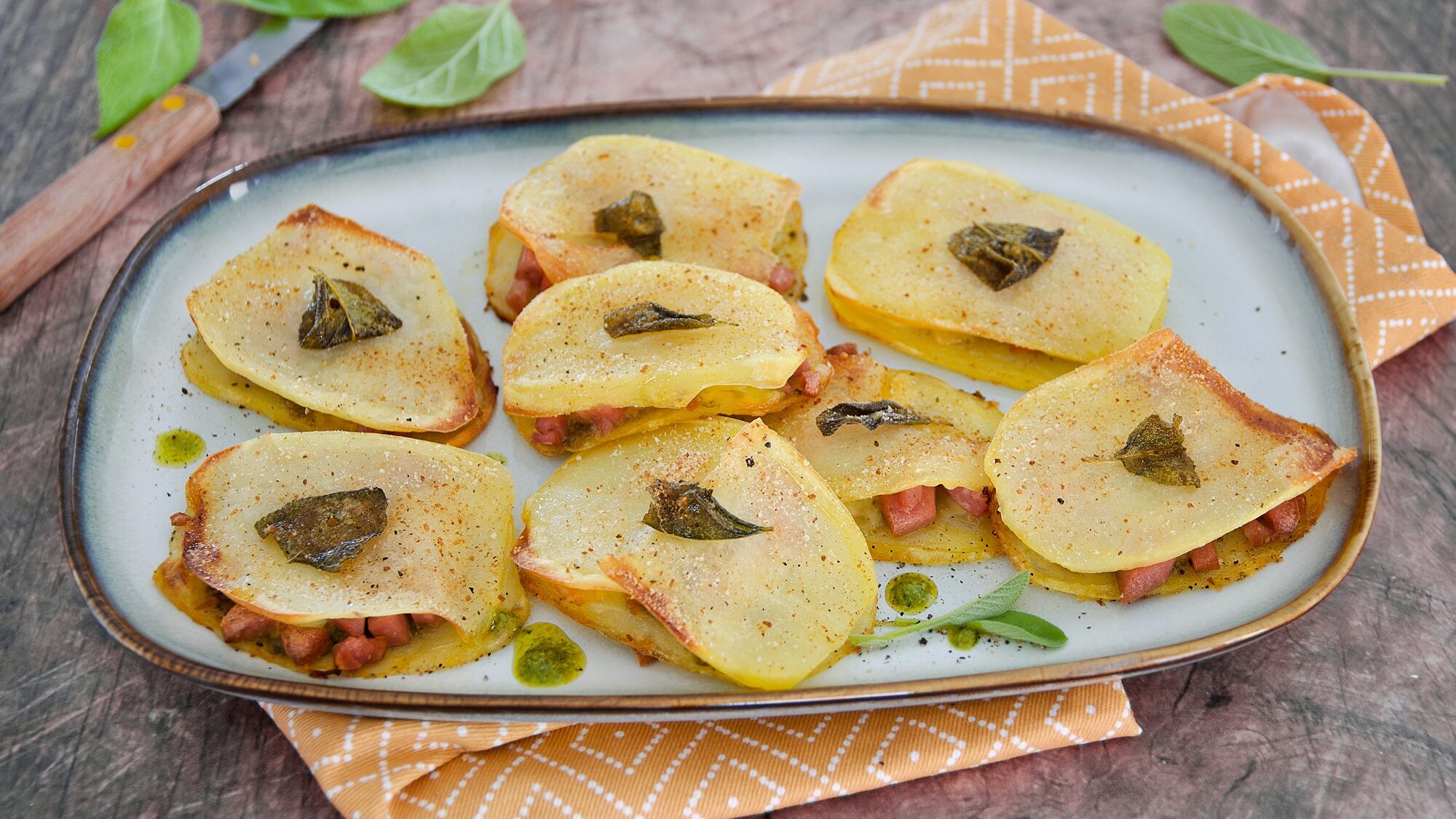 Saltimbocca di patate