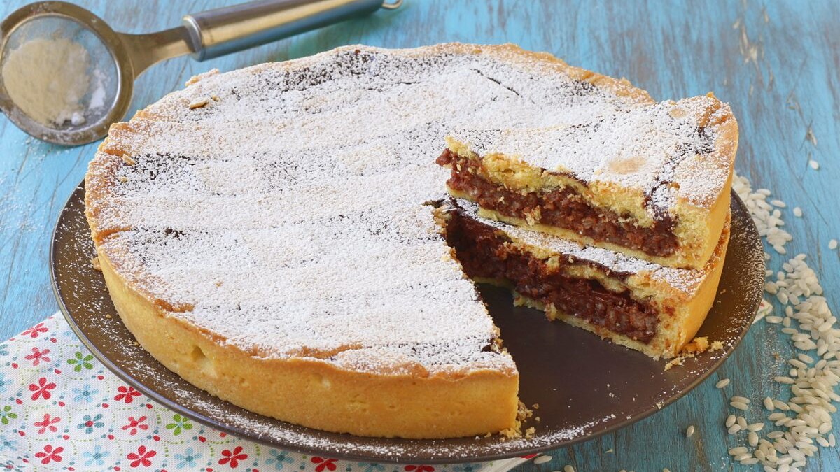 Torta di riso al cioccolato