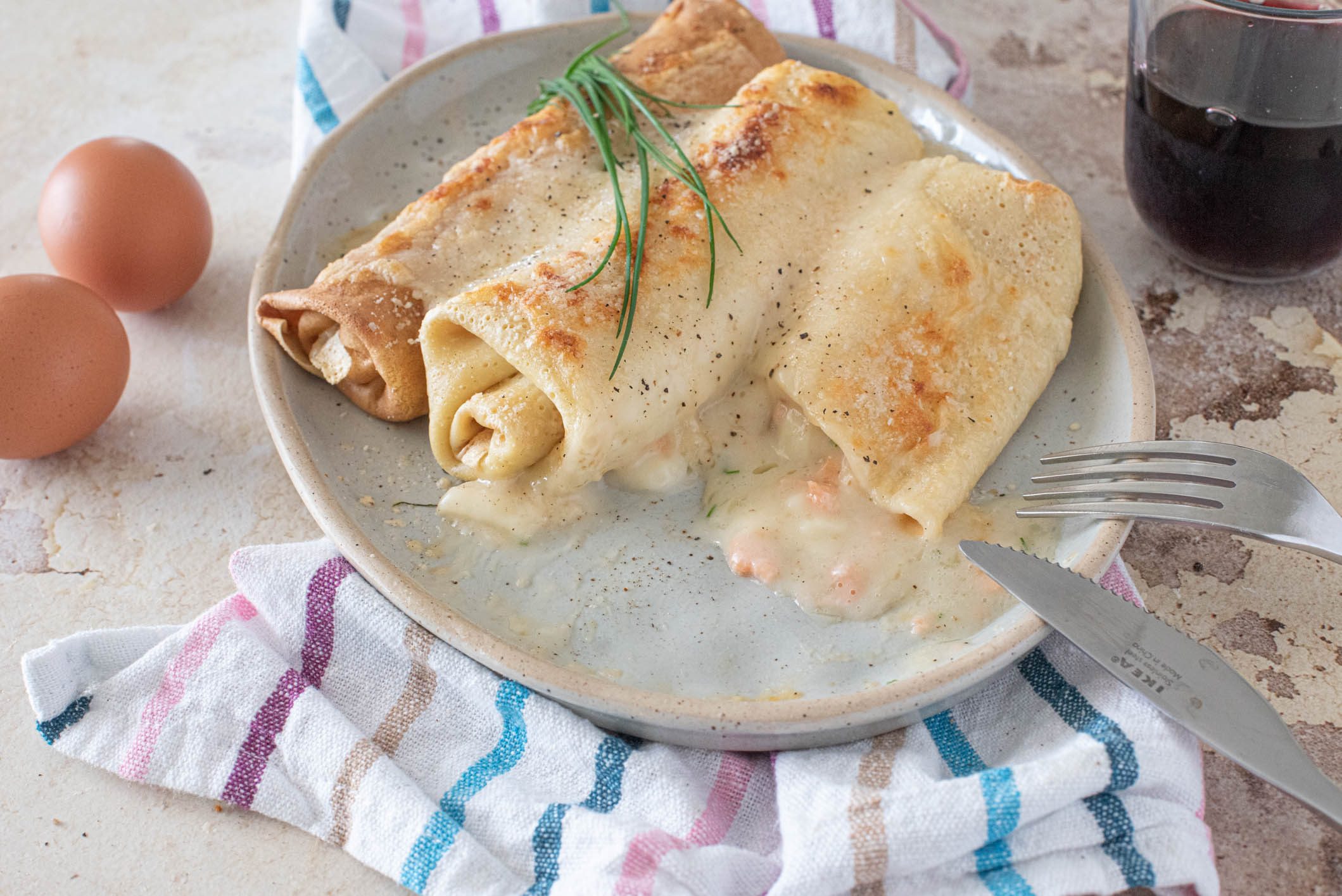 crespelle al salmone