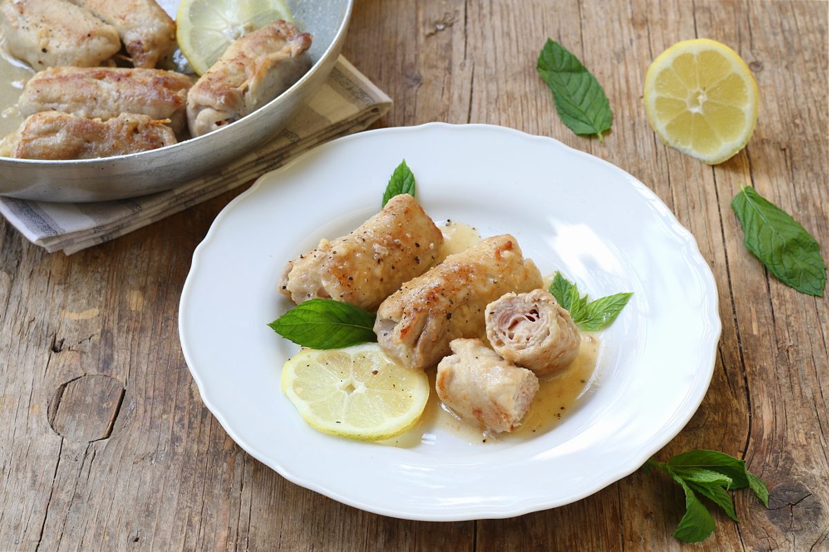 Bocconcini di lonza al limone