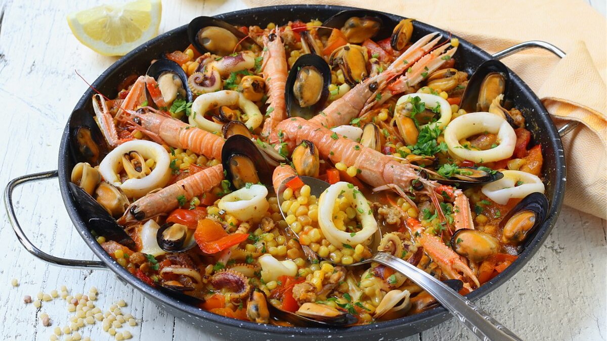 Paella sarda