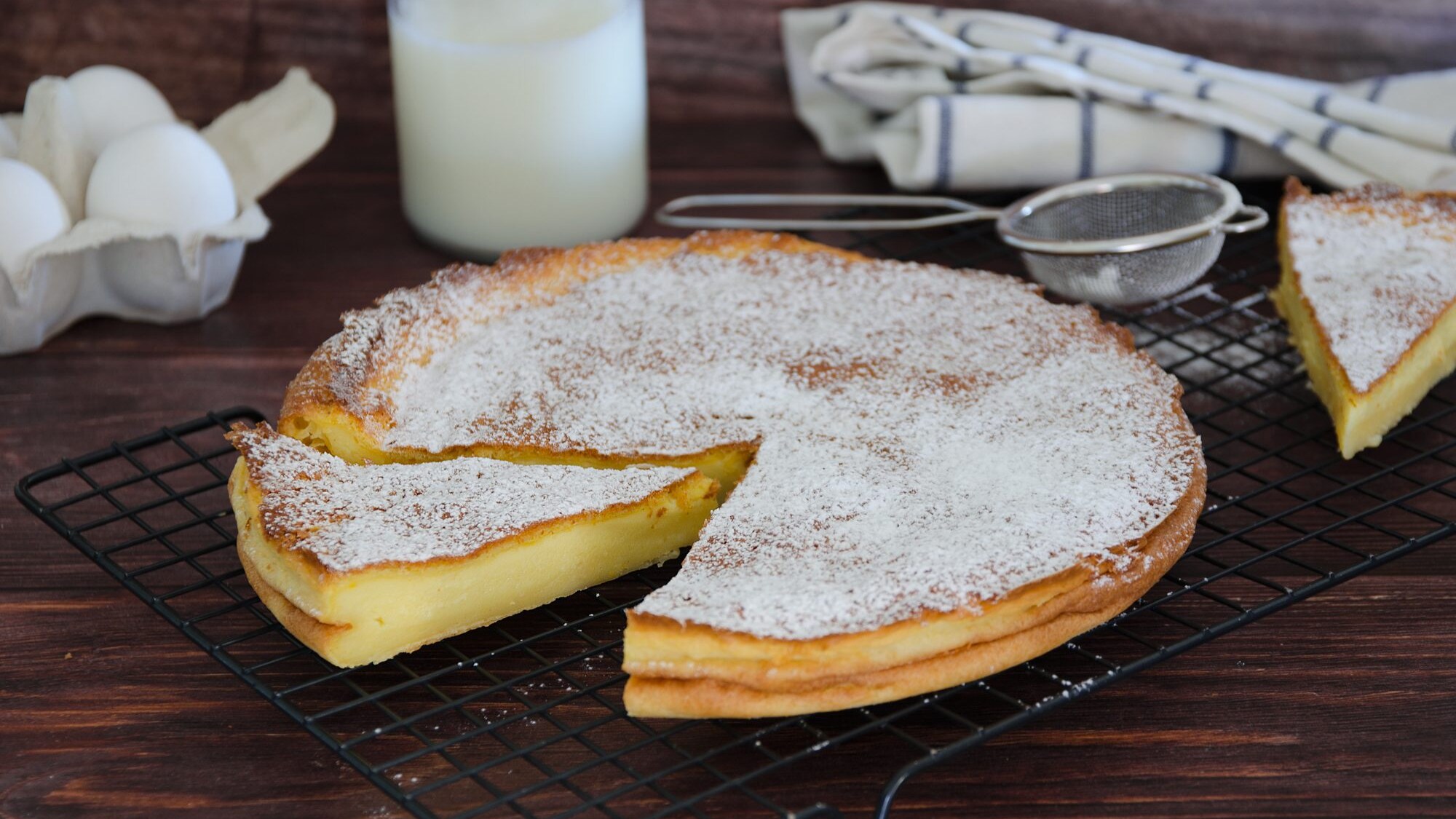 Torta cremosa al latte