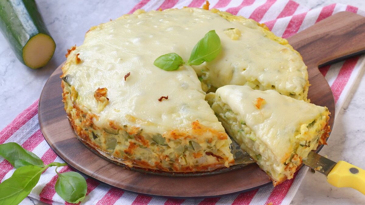 Torta salata di zucchine