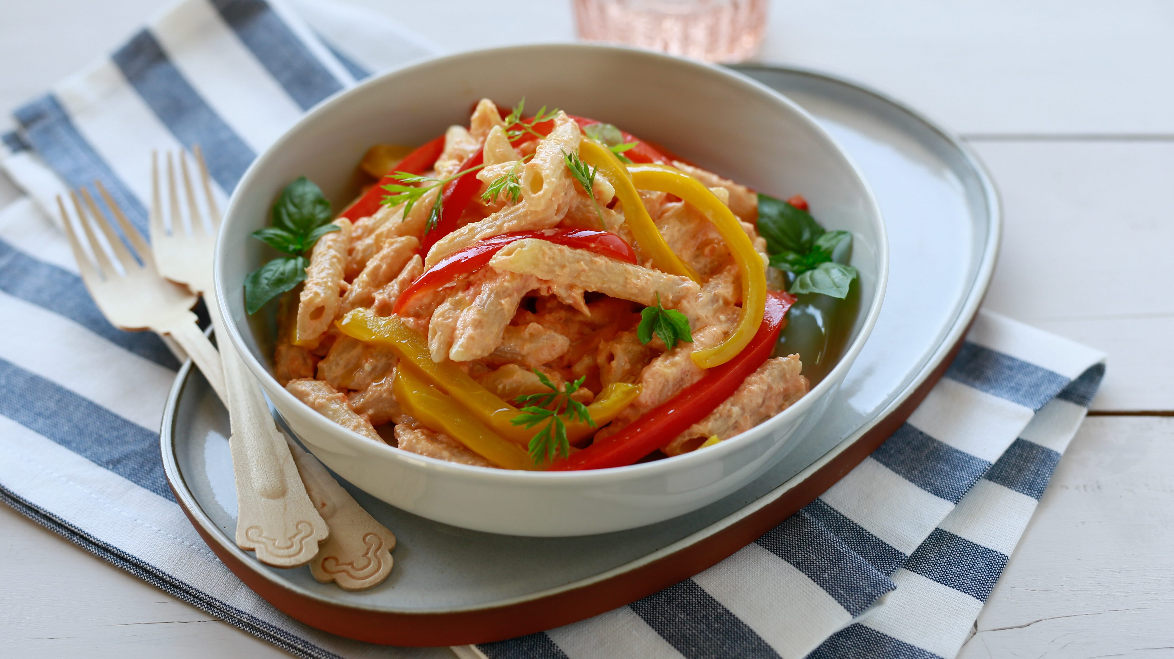 pasta peperoni e ricotta