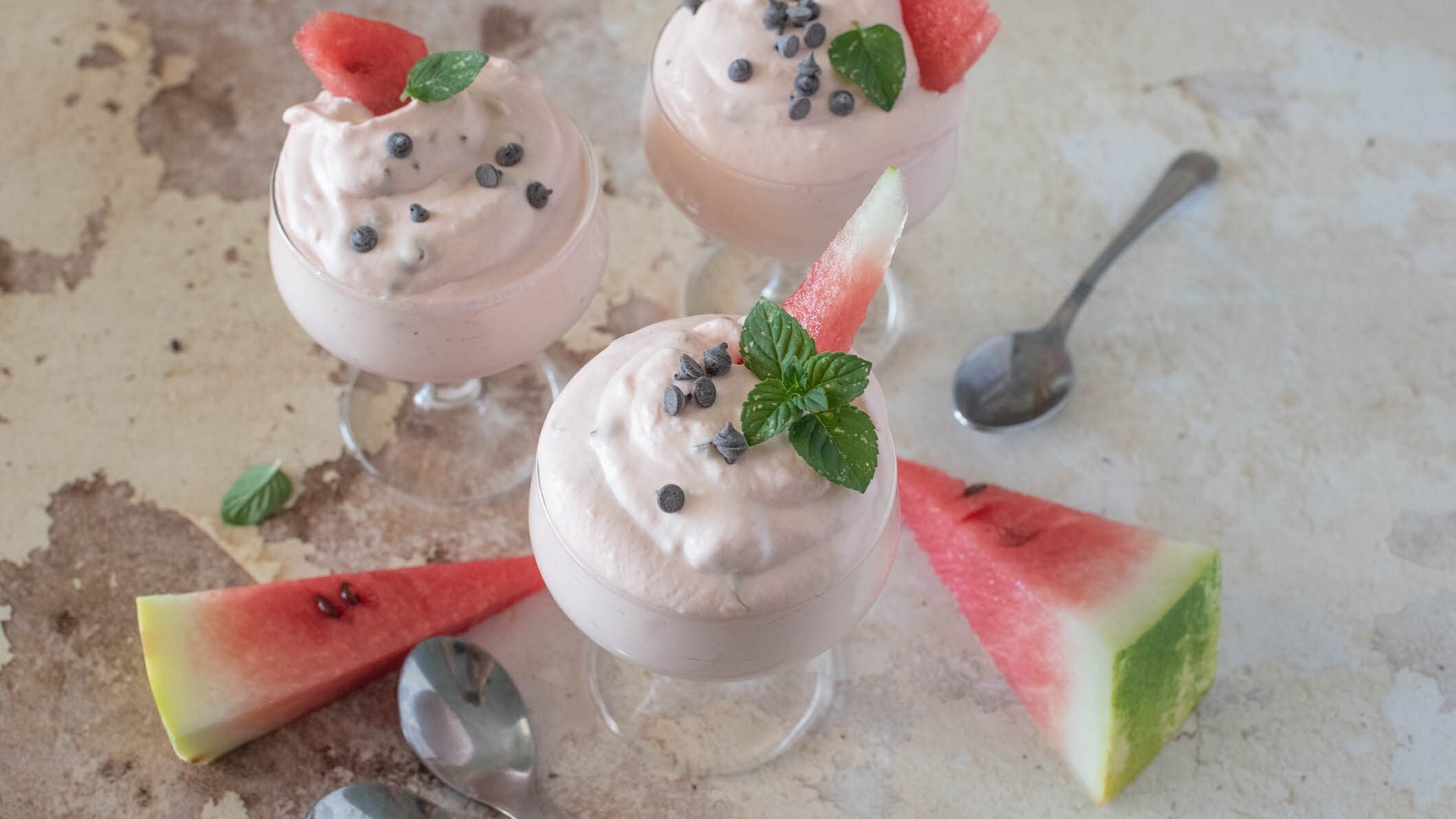 crema fredda all'anguria