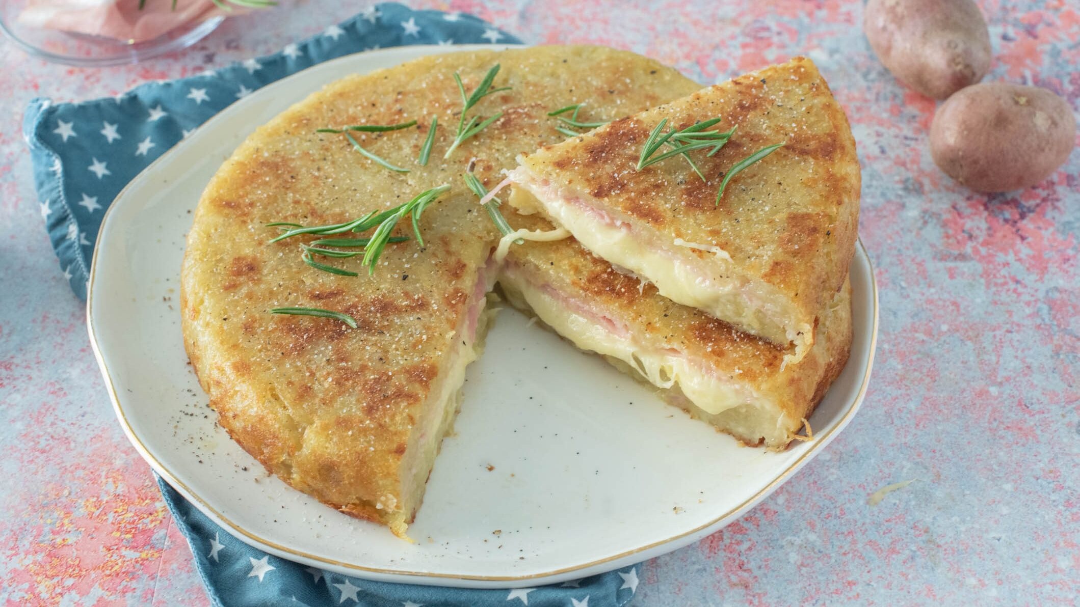 torta di patate in padella