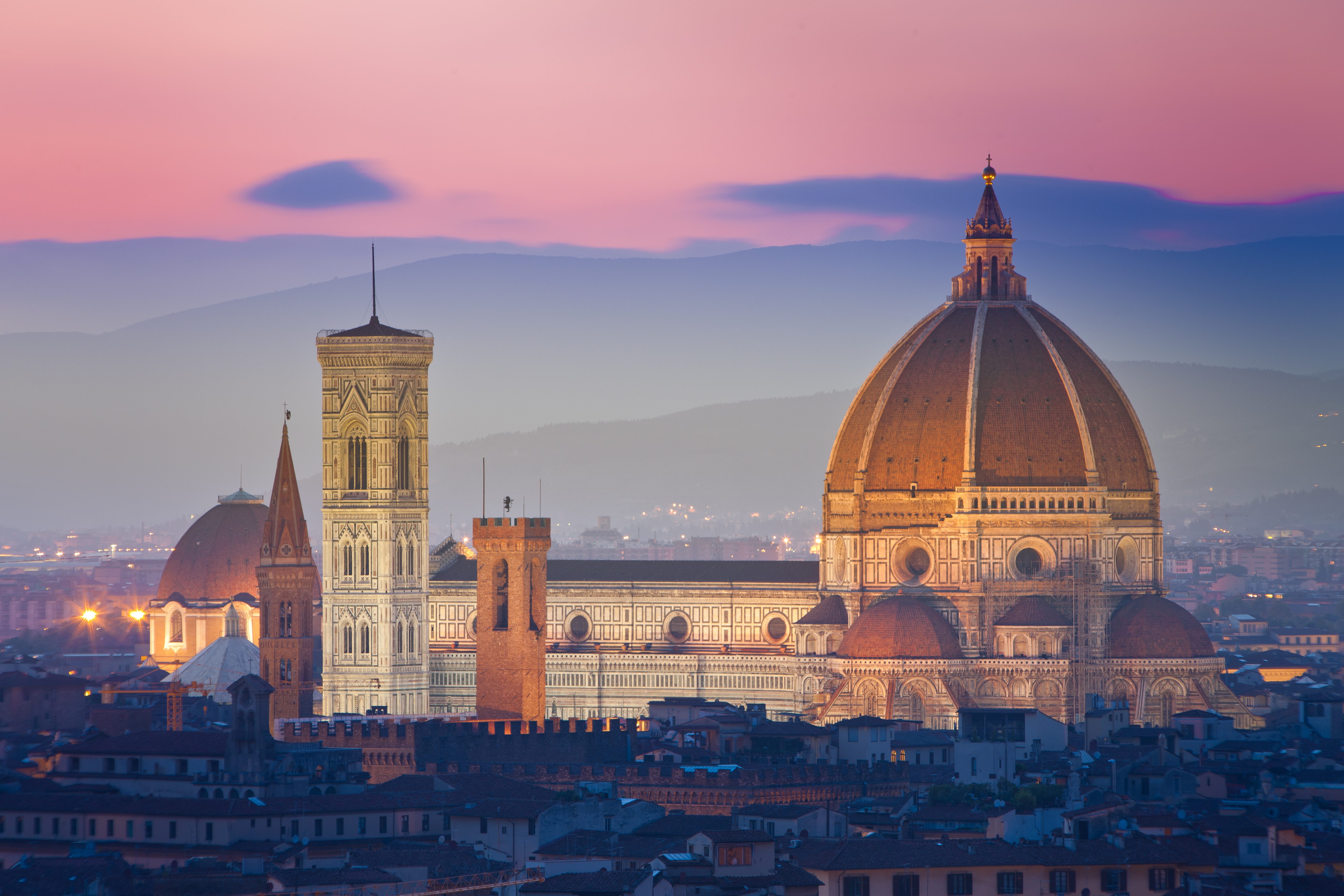 Firenze cupola Brunelleschi tramonto