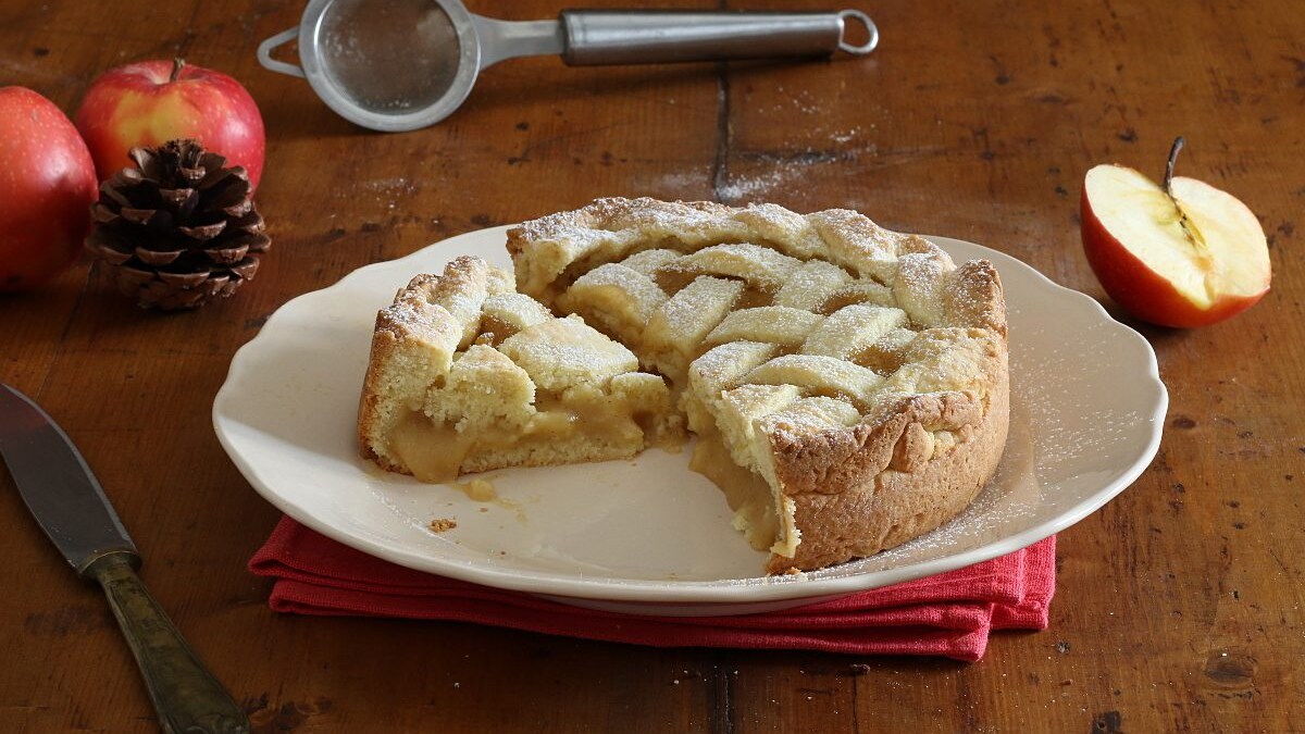 Crostata cuor di mela