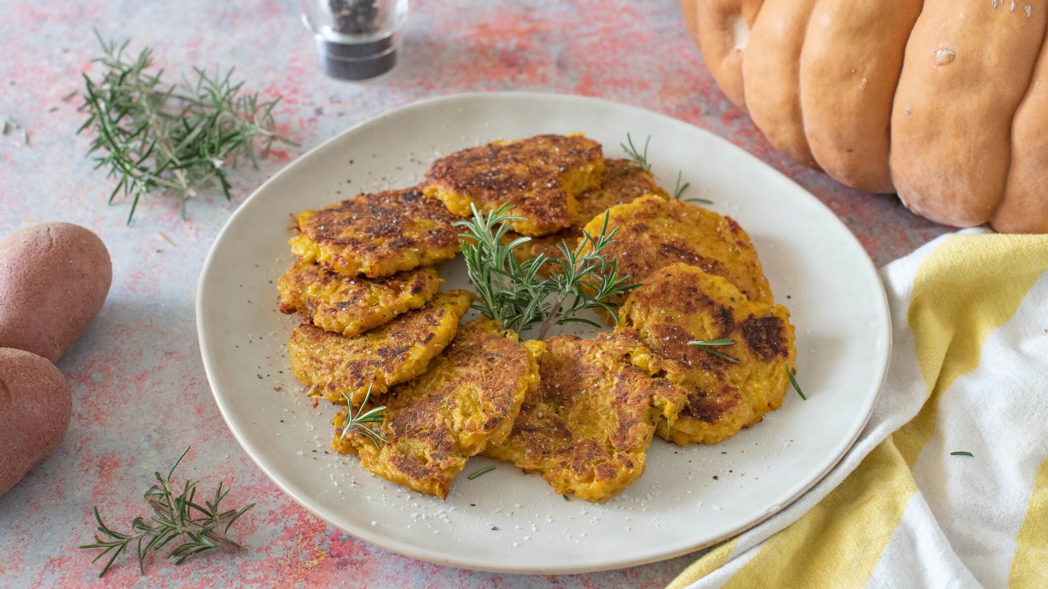 rosti di zucca e patate