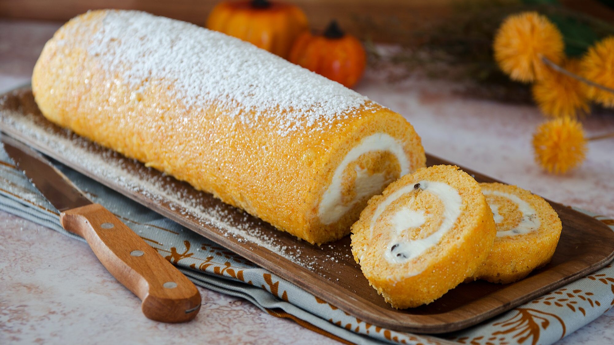 Rotolo dolce di zucca