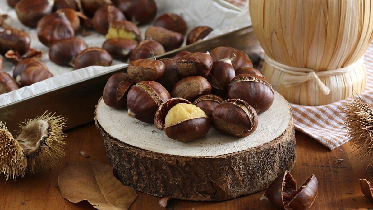 Castagne al vino