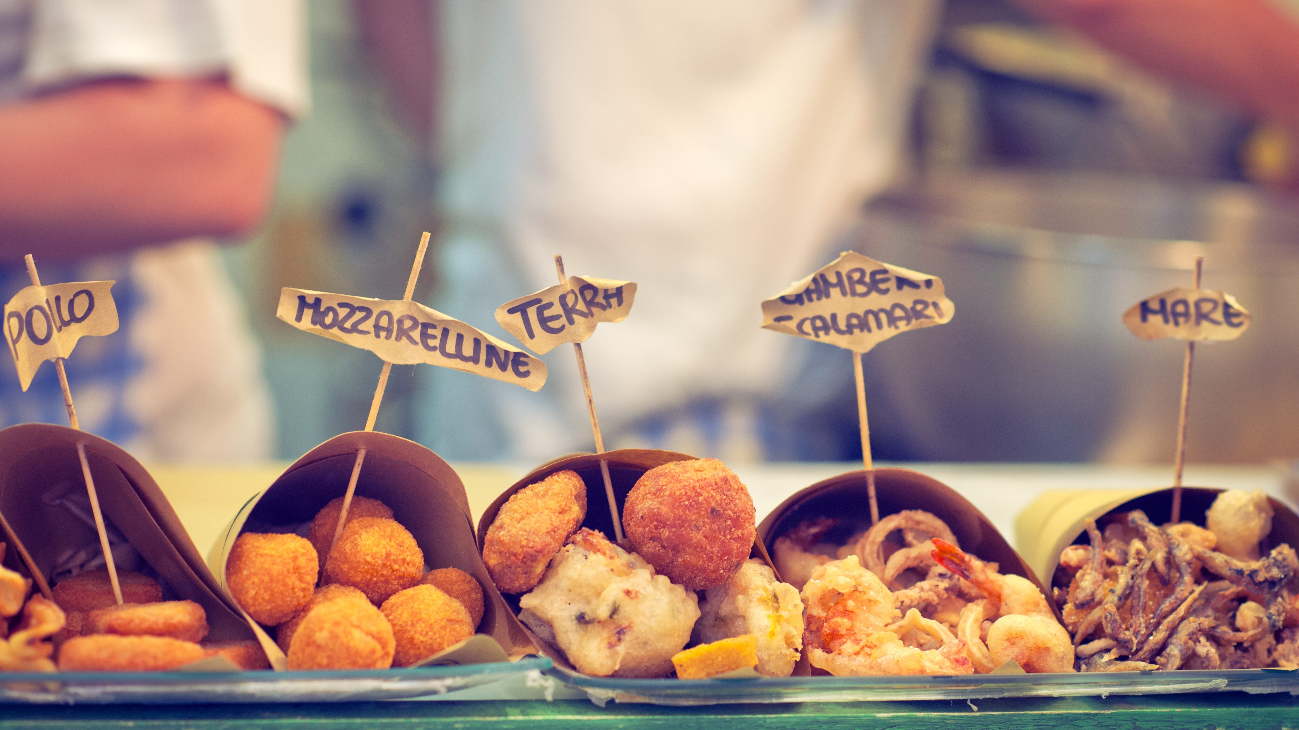 fritti street food cartocci