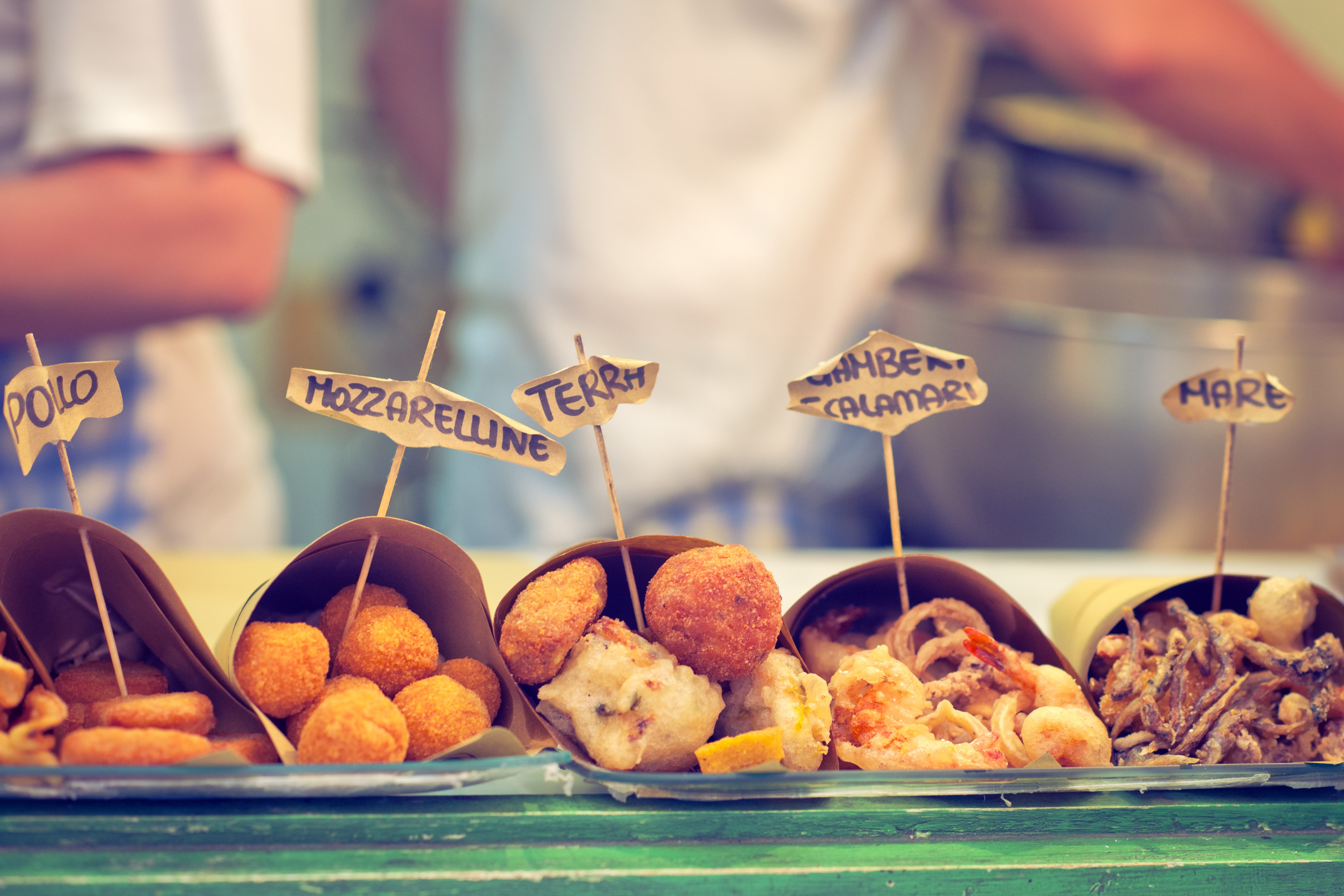 fritti street food cartocci