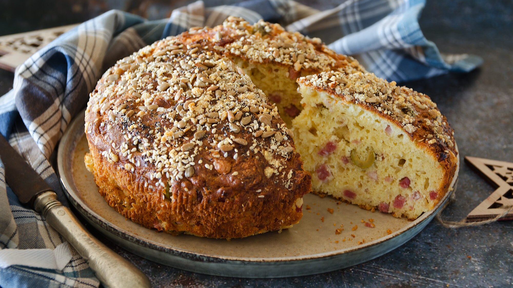 Panettone salato senza lievitazione