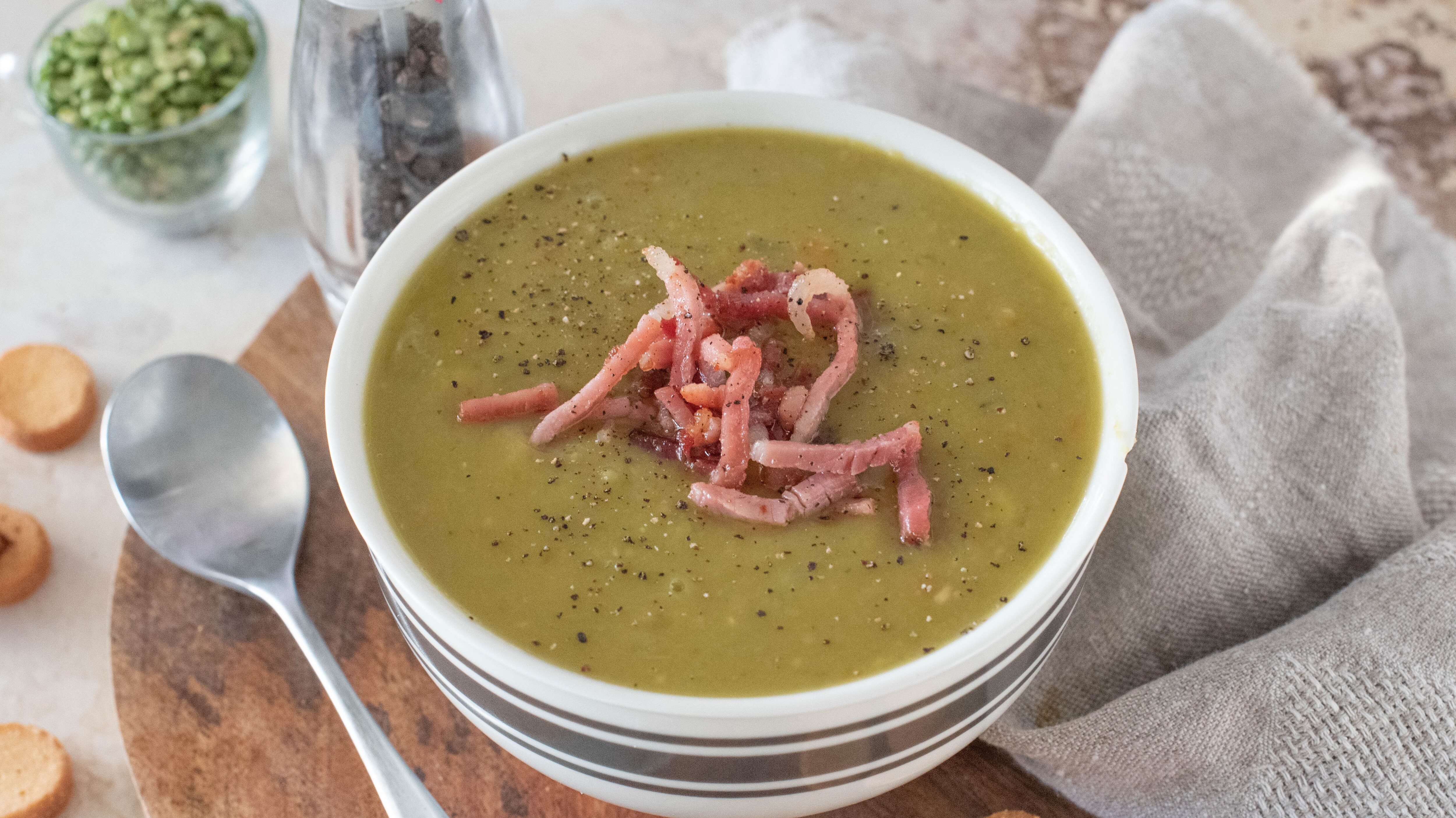 zuppa di piselli secchi