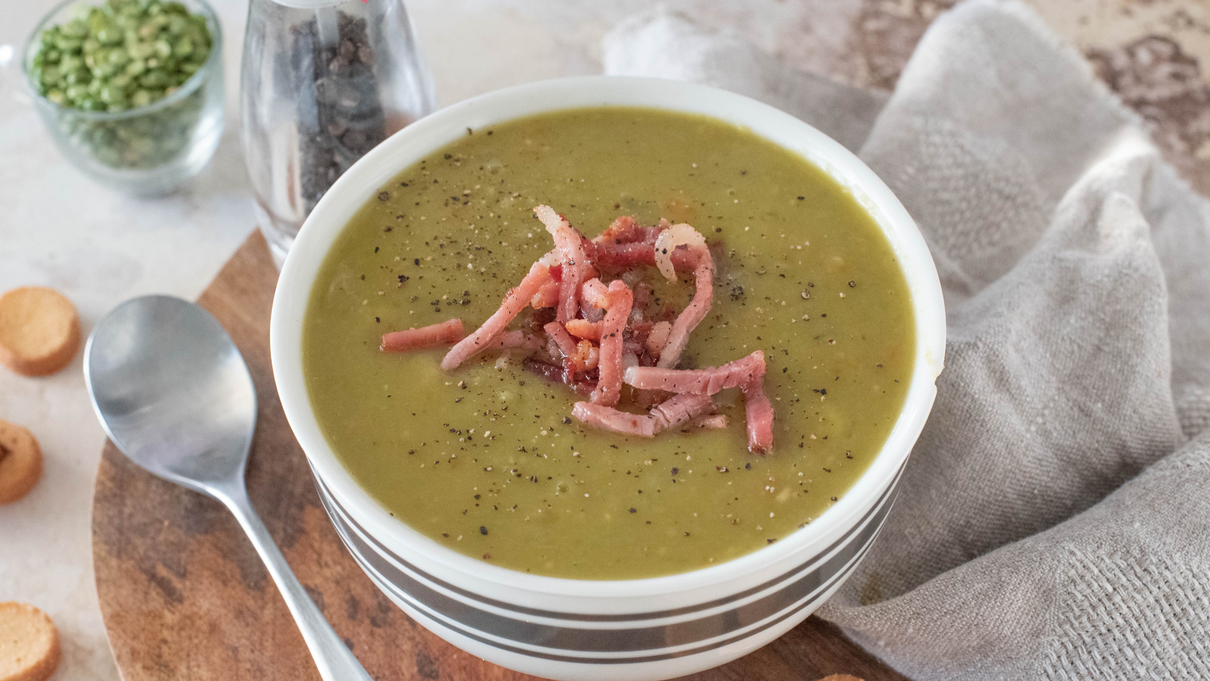 zuppa di piselli secchi