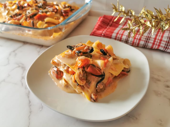 Lasagne ai frutti di mare