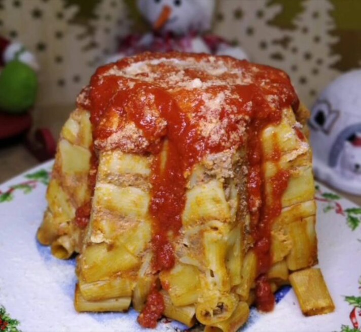 timballo-pasta-al-forno-pandoro-ricetta