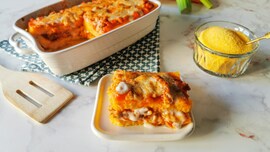 Lasagne di polenta al ragù