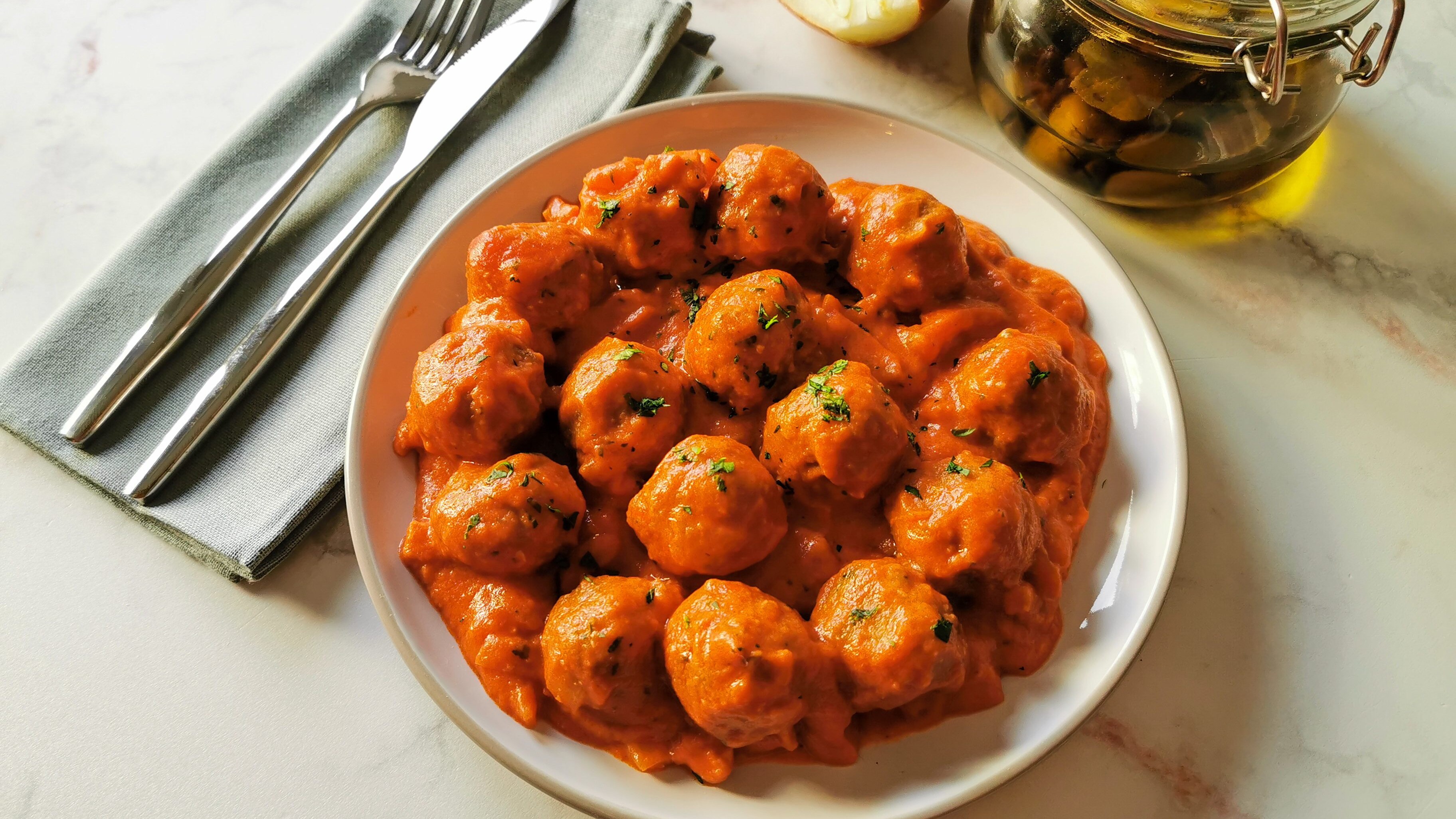 Polpette al baffo