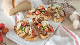 bruschette ai funghi trifolati