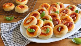 Pizzette rosse da buffet