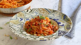 Spaghetti allo stufatu