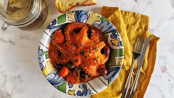 Polpo alla Luciana