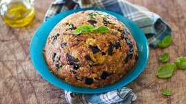 Zuccotto di melanzane